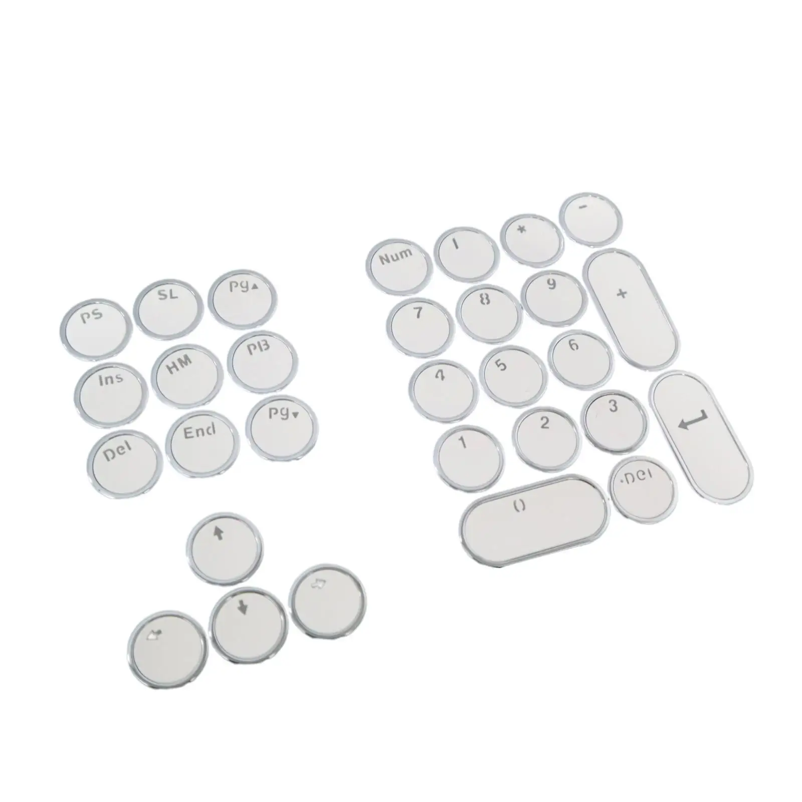 Doubleshot PBT Mechanical Keyboard Keycap Set Custom Gaming Key Caps for Cherry MX Switch DIY 12 Buttons