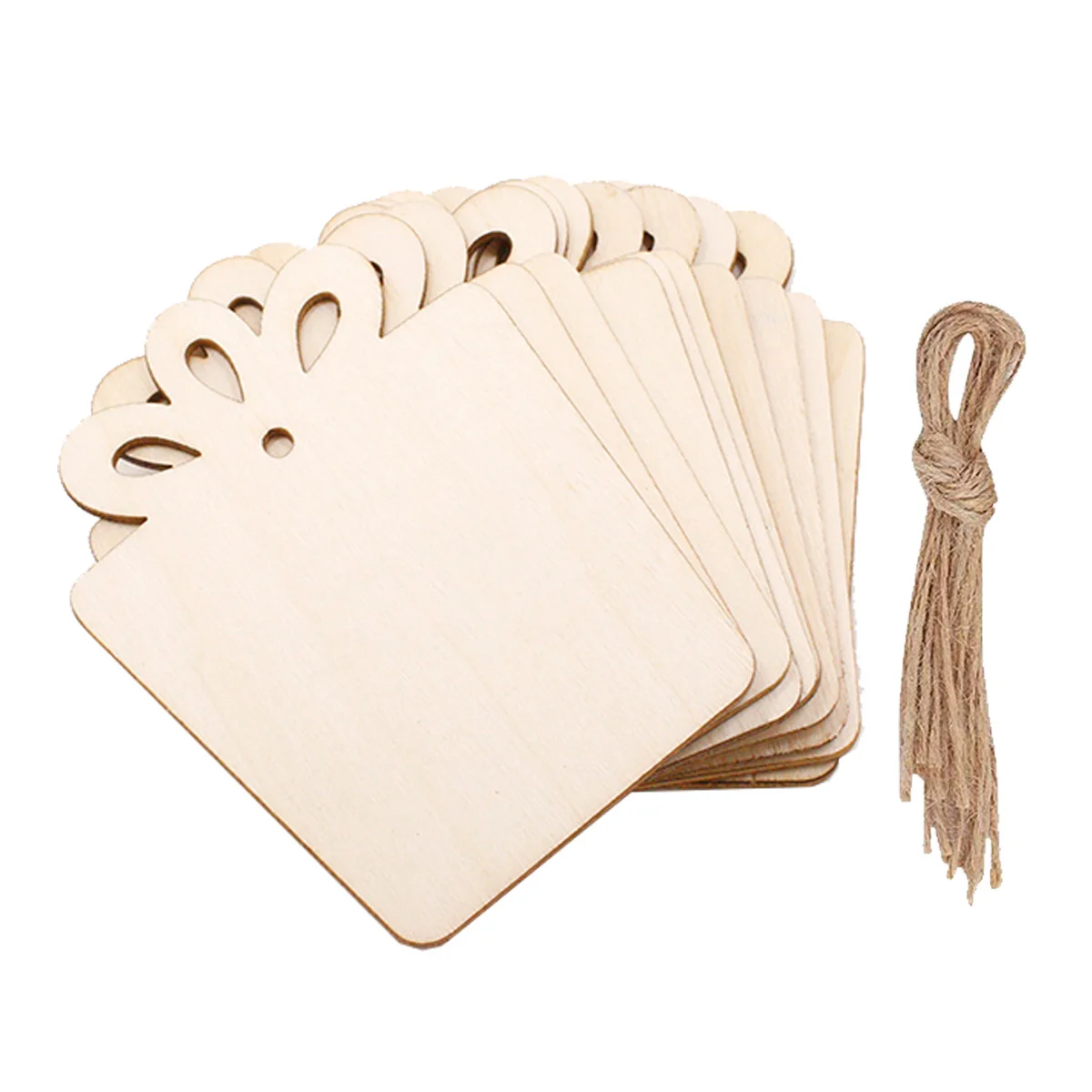 

10Pcs Wooden Christmas Hanging Pendants Gift Box Shape Xmas Tree Hanging Ornament Party Decor Home Decoration Christmas Ornament