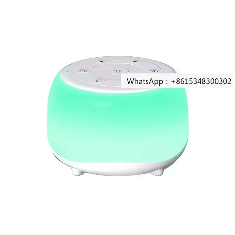 Desktop White Noise Machine Sleep Sound Machine for Baby Sleep Soother with 7 Colors Night Lights Easy to Carry