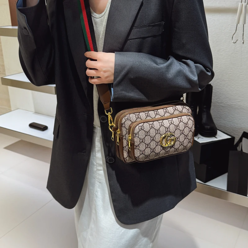 

Classic Leather Tote Bag For Women, Crossbody Shoulder Bag With Strap, By Famous Designer Luxury Brand Handbags