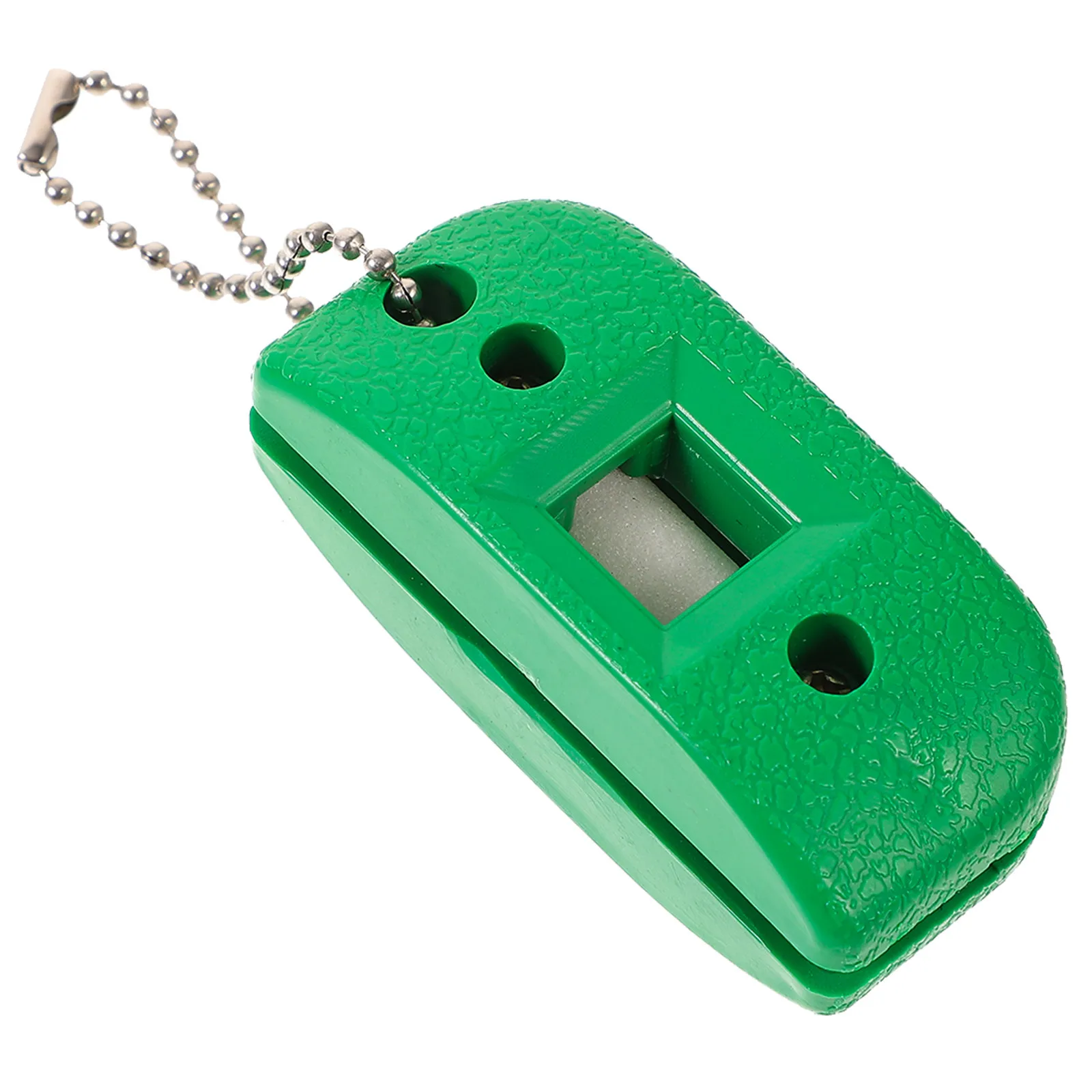 

Портативная точилка для коньков из белого песчаника, двусторонняя, регулируемая, с защитой от скольжения, с креплением на брелок