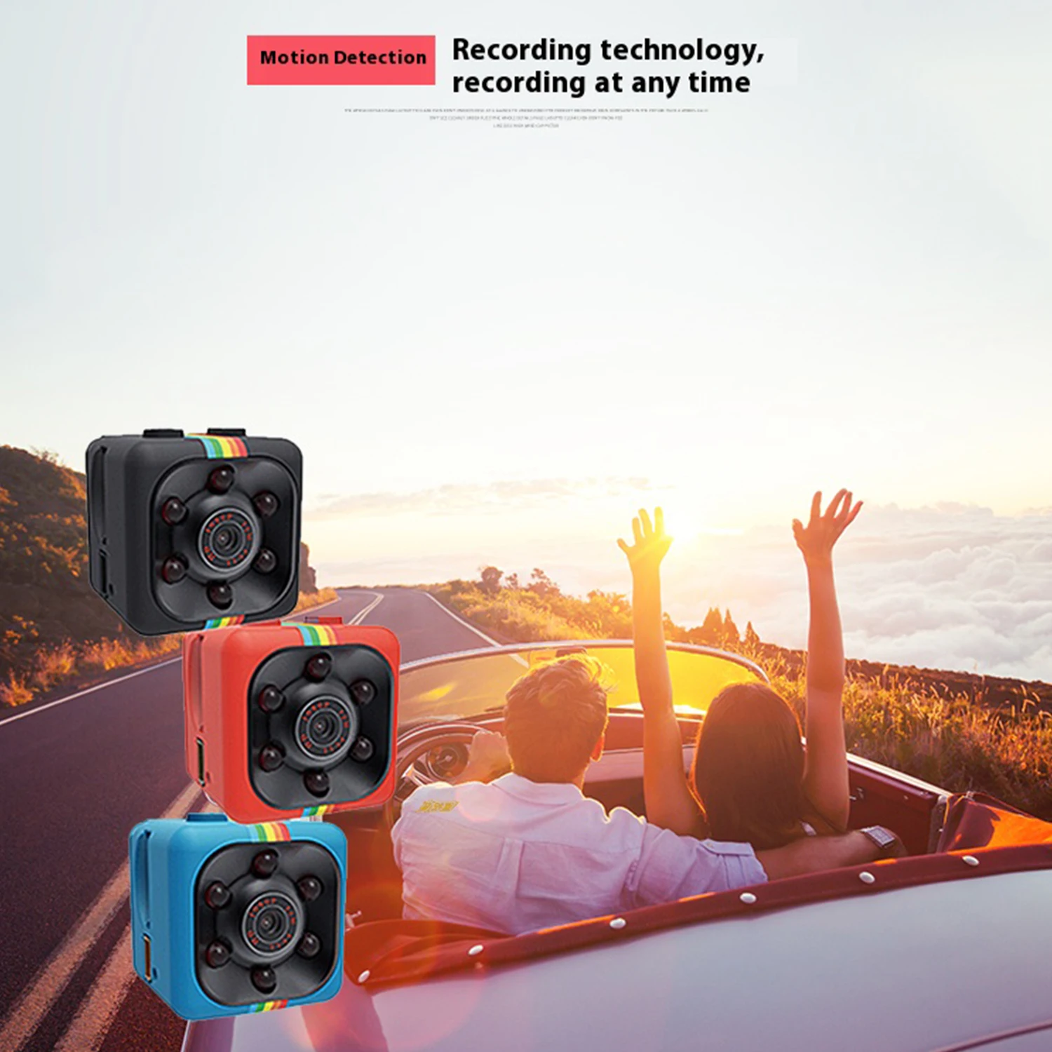 SQ11 Mini Camera HD 720P 1080P Security IP Camera Camcorder Motion DVR Card Direct Recording Camera Sport DV Video Small Monitor