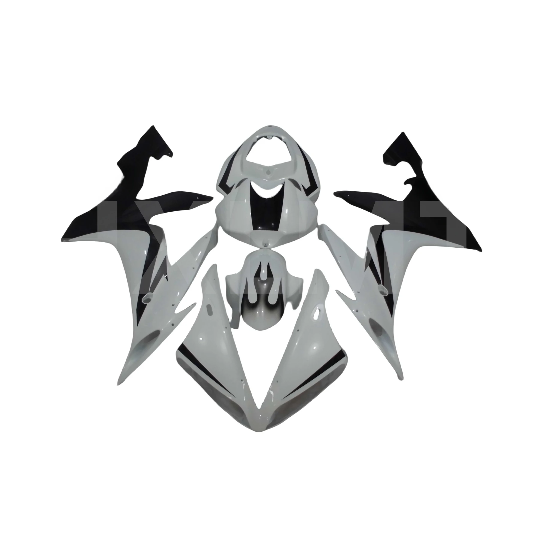 For YAMAHA YZF R1 Thunderace YZF-R1 2004-2006 YZF 1000 R 04-06 Black Silver Bodywork Sportbike Motorcycle Fairing
