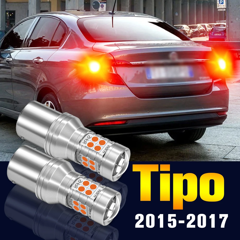 

2pcs LED Brake Light Bulb Lamp For Fiat Tipo 2015-2017 2015 2016 2017 Accessories