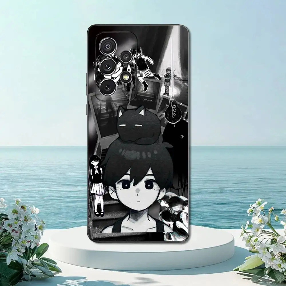 Funda de teléfono psicológica Game O-Omori para Samsung S22,S21,S20,S10,S9,S25,S24,S23,Ultra,FE,Plus,Lite, funda negra de silicona suave