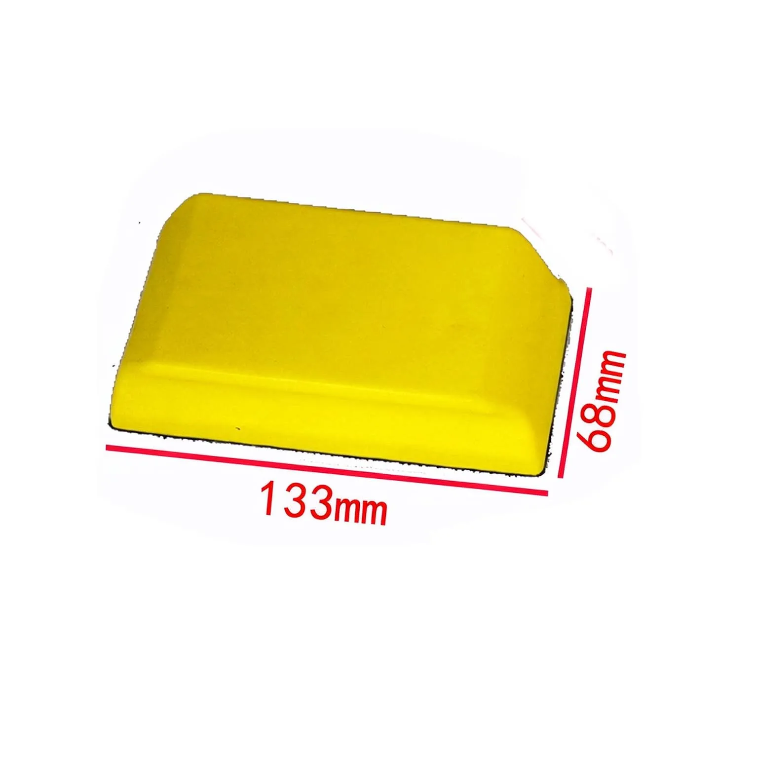 PU Foam Rectangular Sanding Block Grinding Discs For Auto Wood Polishing Pad Backing Pad Abrasives Sandpaper Sanding Discs