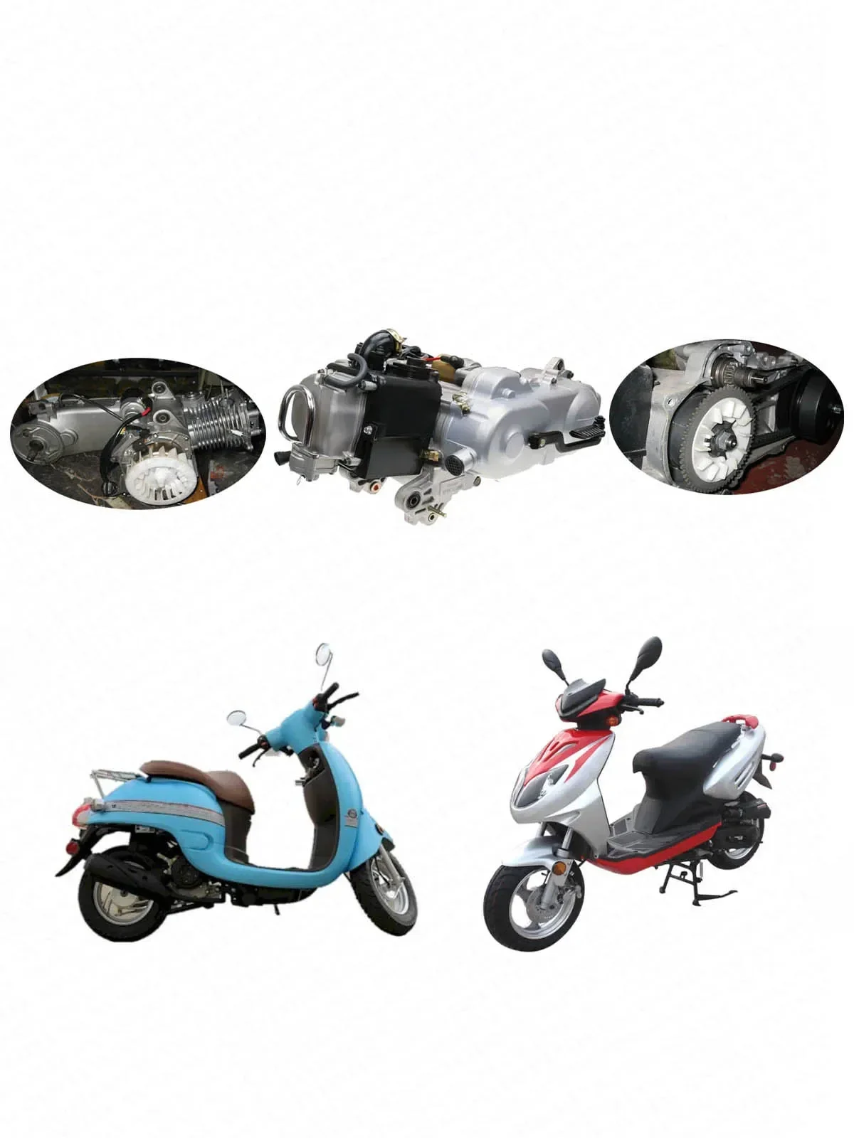 1000RPM 1500RPM 2000RPM Sprężyna sprzęgła 139QMB Roketa DIO GY6 50CC Baja Jonway Tank Części do skuterów — zdjęcie 2