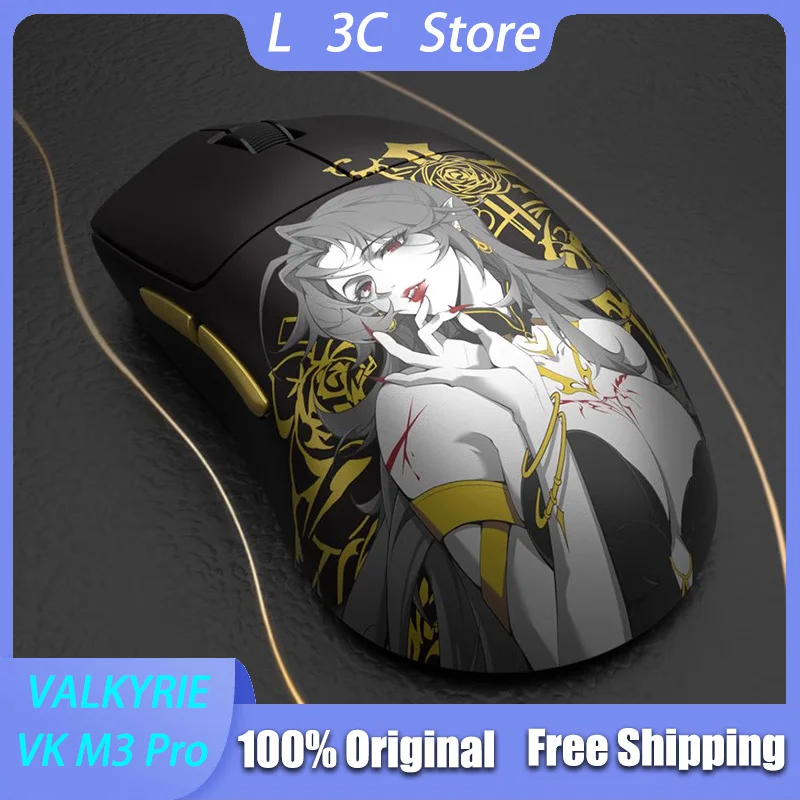 VALKYRIE VK M3 PRO Ratón inalámbrico para juegos Dual 8K 40g Ratón ligero 0.125MS Velocidad de respuesta PAW3950 VK MAG Ratones Ratones originales