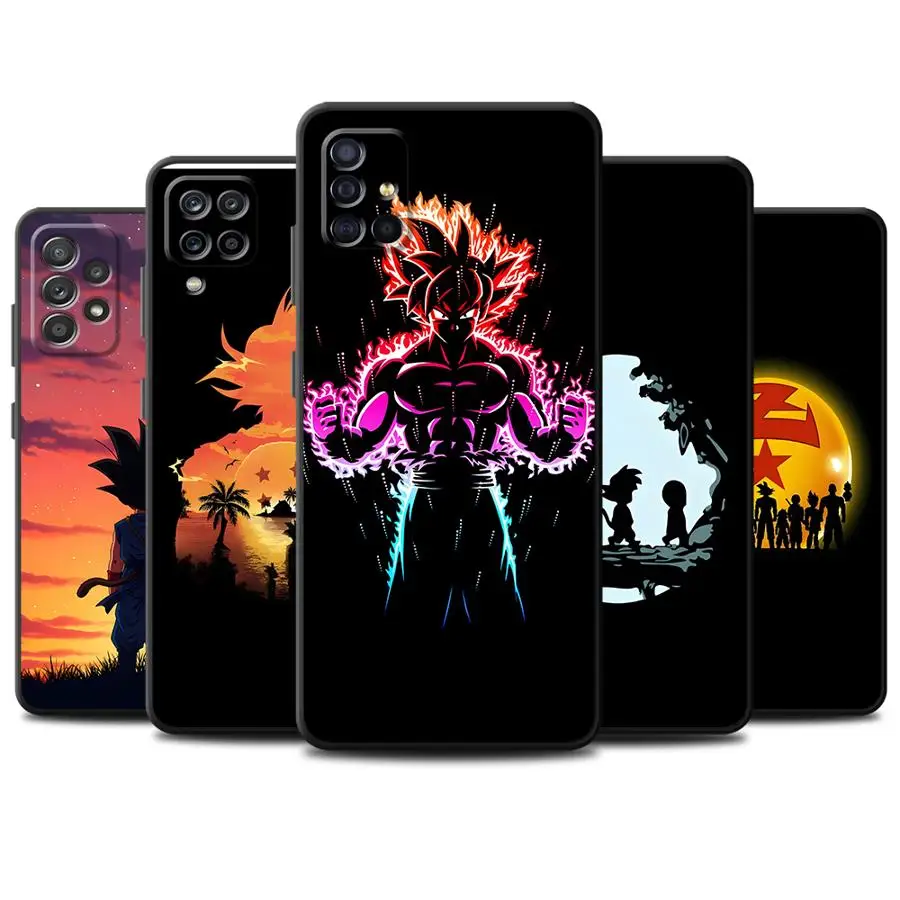 

Dragon Ball Cartoon Goku Logo Phone Case for Samsung Galaxy Note9 Note20 Ultra S10 Plus Note8 S10e S8 Note10 Plus S9 Soft Cover
