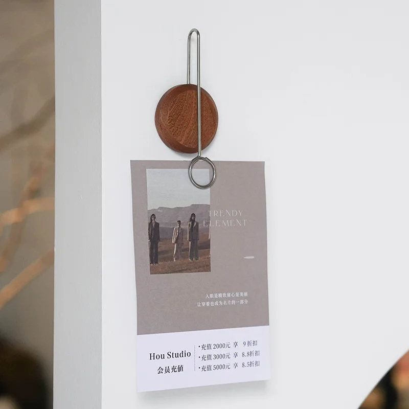 Criativo de madeira maciça parede foto clipe pintura expositor cartaz clipe café lista de preços clipe de madeira maciça pendurado bandeira