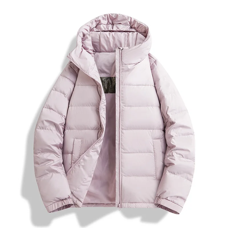 Легкая стеганая куртка с капюшоном, мужская и женская самонагревающаяся внутренняя ветрозащитная теплая верхняя одежда, пальто на зиму