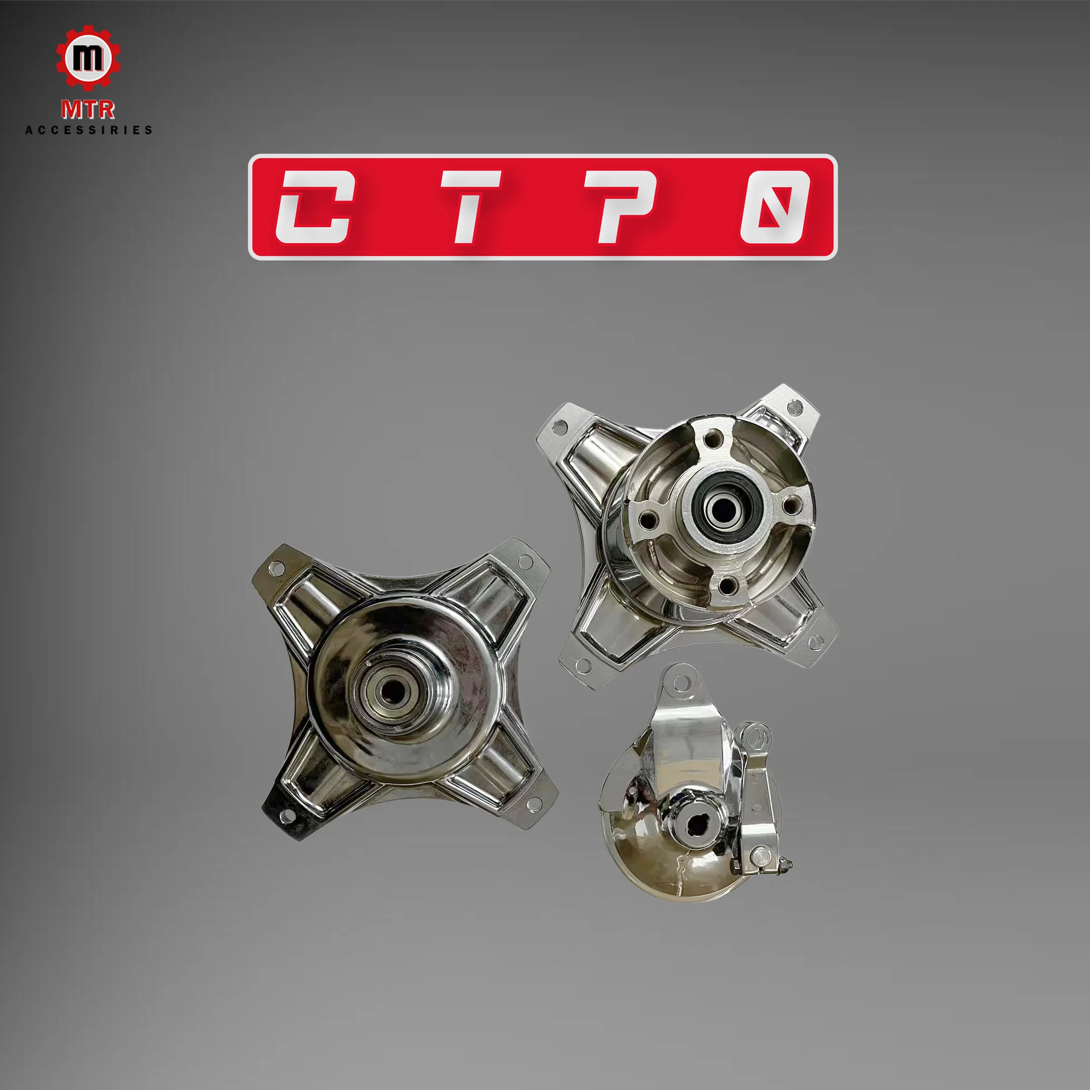 

DAX Hub CT70 Drum Brake Plating Sliver Hub Front Rear Motorcycles Parts for CT70 1969-1970