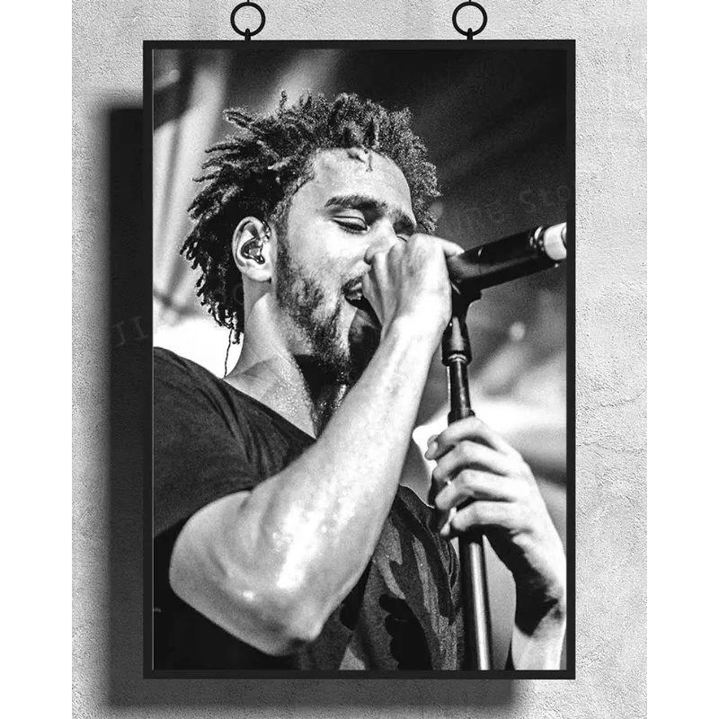 H145 J Cole Wall Sticker Silk Poster Art Home Decoration