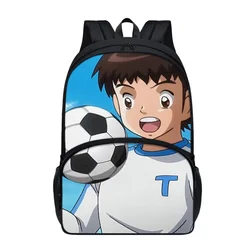 FORUDESIGNS Anime Captain Tsubasa tornistry gimnazjalistów podstawowe praktyczne plecaki do podróży klasowych wygodne