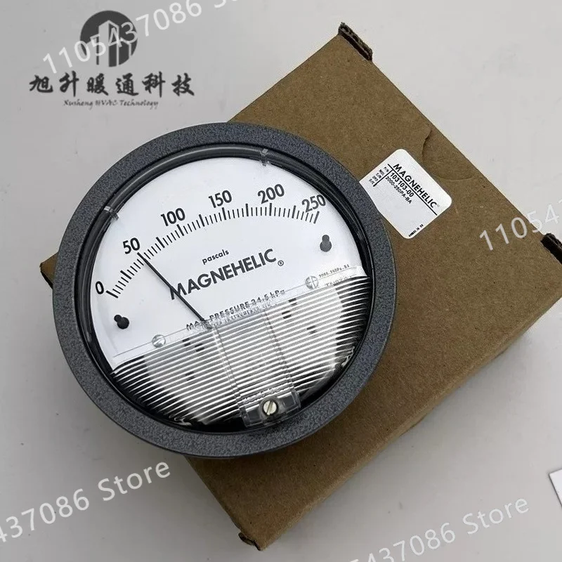New 2000-60PA/125PA/250PA/500pa/1KPA-BA Gas Micro Differential Pressure Gauge Differential Pressure Gauge
