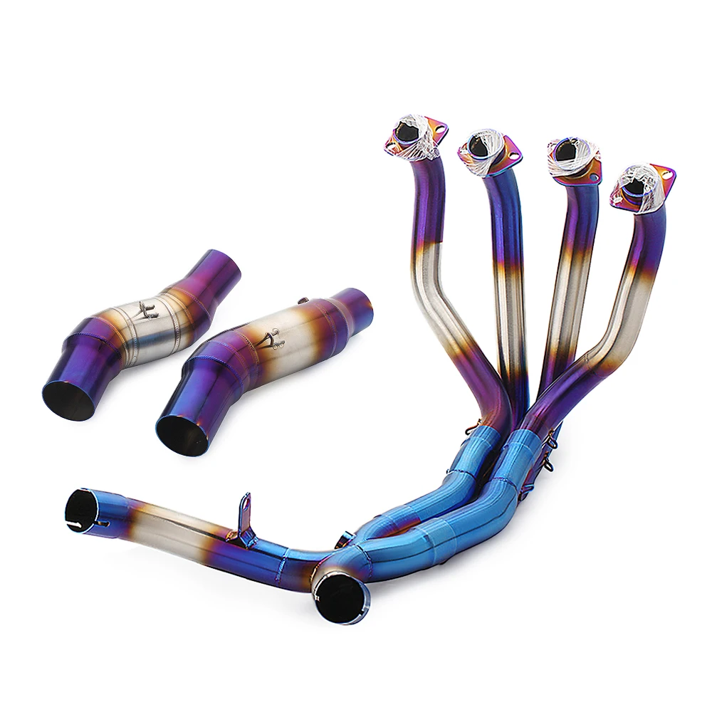 

2010-2024 Titanium Alloy Full Exhaust System Elbow for Z1000 Modified Motorcycle New Condition Slip on 51 MM