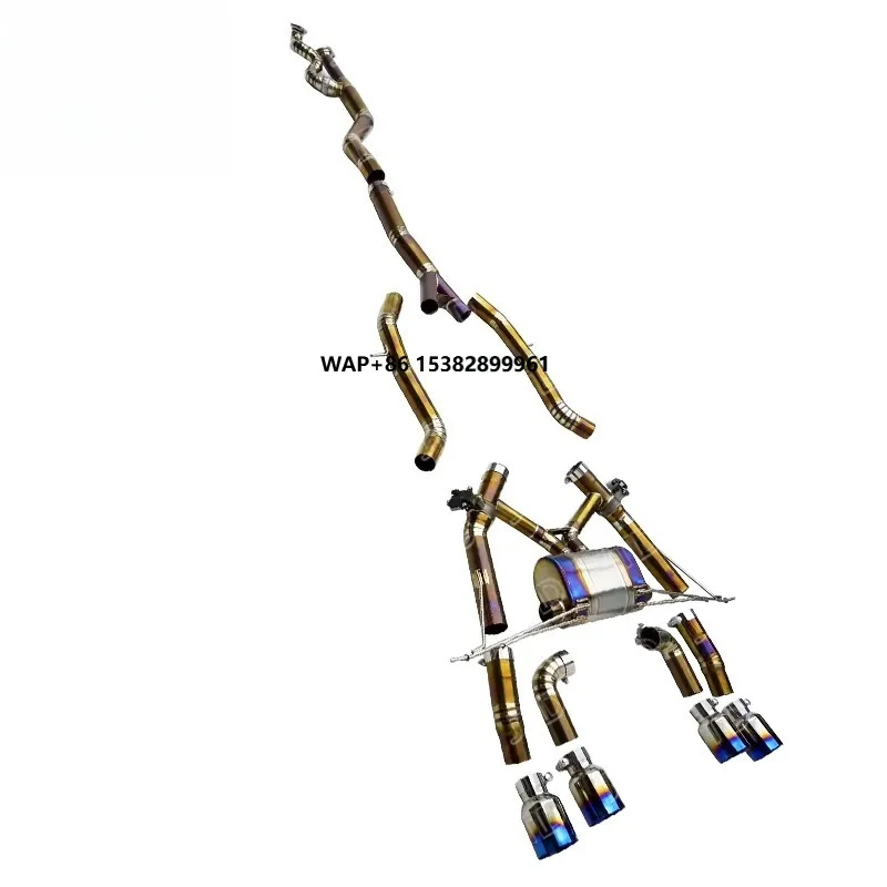 Factory Sell in Stock Titanium Single Exhaust Pipe for G80 G82 M3 M4 Valvetronic Catback Exhaust System