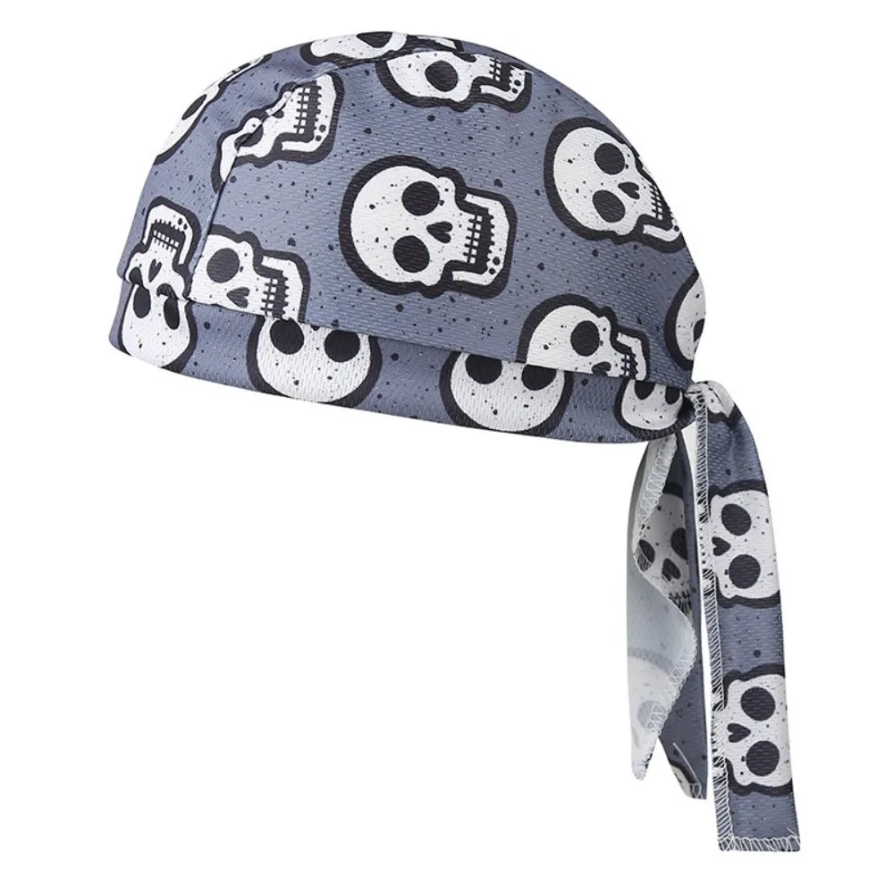 Paisley Print Hijab Caps Quick Dry Adjustable Bandana Headscarf UV Protection Comfortable Cycling Head Wrap Running