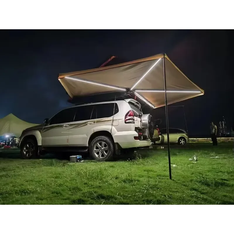 New Arrival Free Standing Truck Roof Top Awning for Pickup Tent with UTE Tray Canopy for Dual Cab 270°
