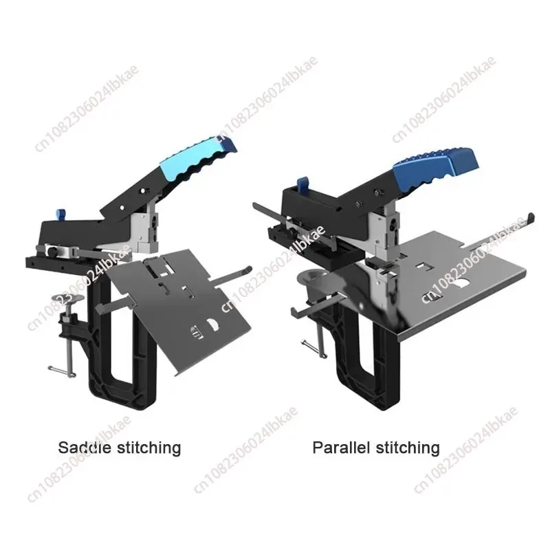 SH-04 Manual Book Stapler, 2 In 1 Saddle Stitching and Side Stitching Machine, Supports Maximum 60 Sheets A4 Binding