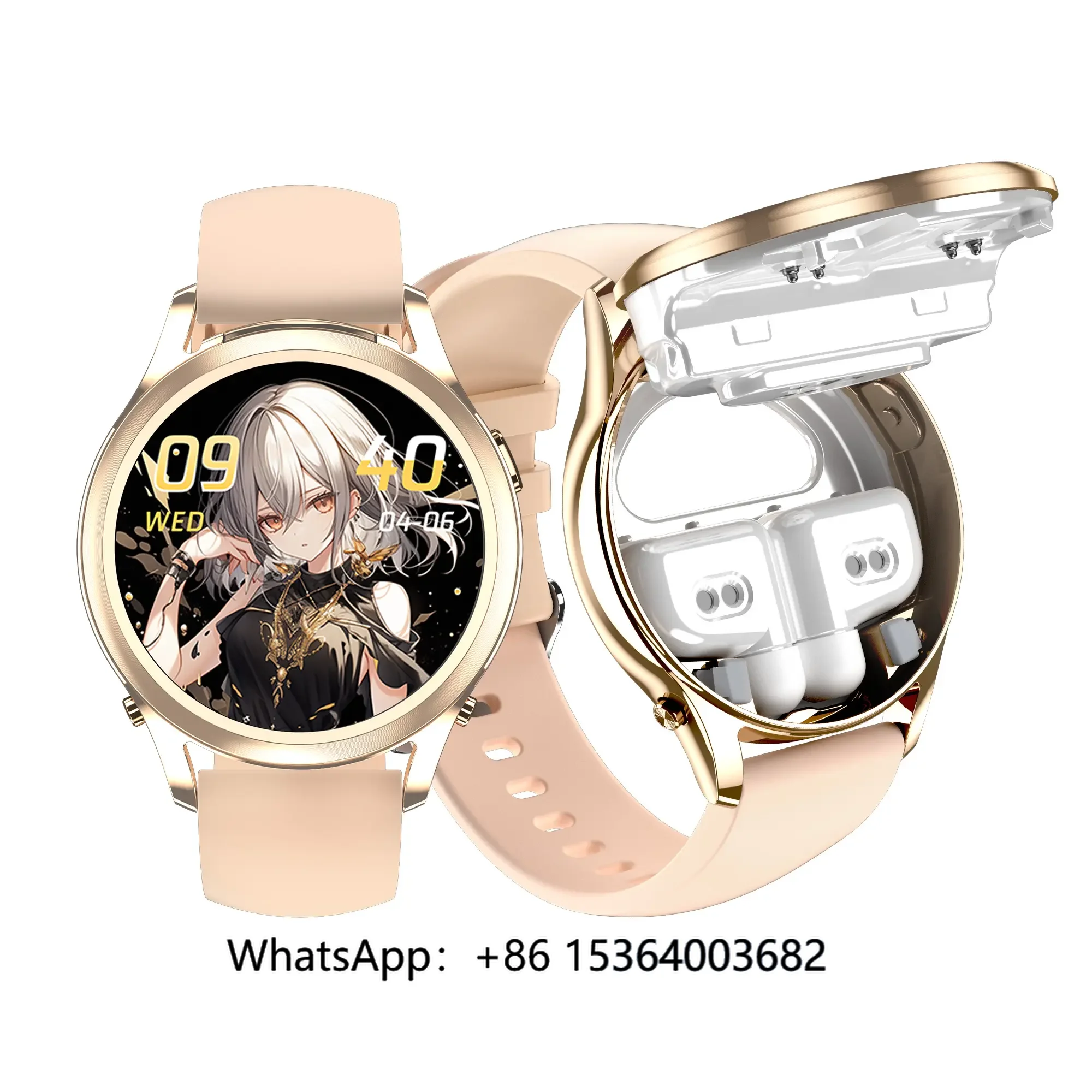 

Новинка 2025 года, умные мини-смарт-часы Reloj X17 2 в 1, TWS-наушники, фитнес-трекер, мониторинг здоровья, умные часы