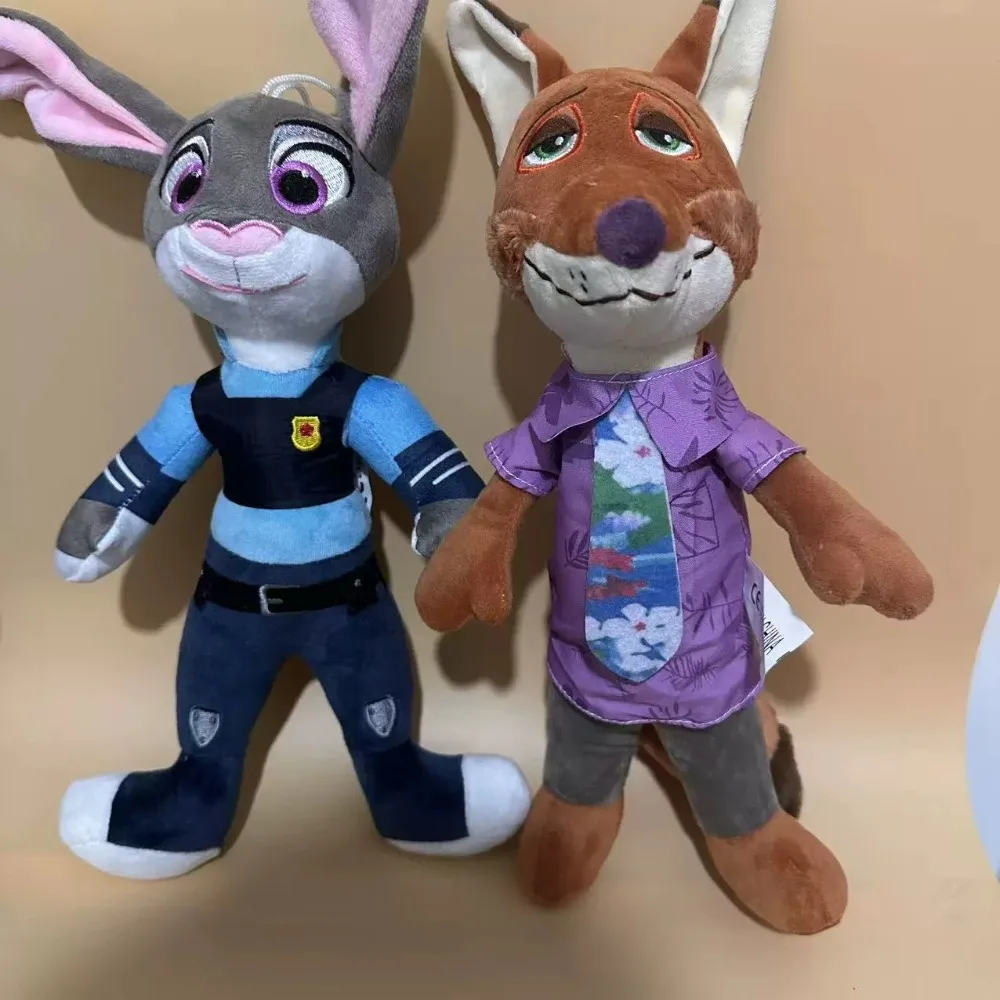 40Cm Kawaii Disney Zootopia Nick Wilde Judy Hopps Pluche Pop Speelgoed Anime Nieuwe Sofa Kamer Decoratie Kinderen Verjaardagscadeau