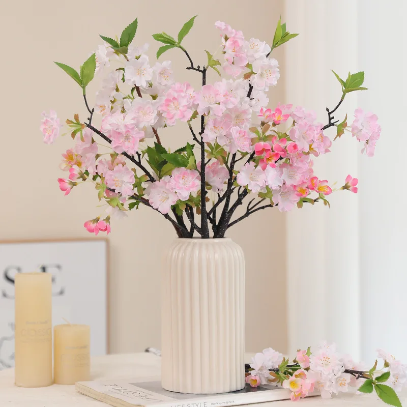 imitation cherry tree branches, home decor, hotel, wedding, decoration, artificial flowers, silk flowers