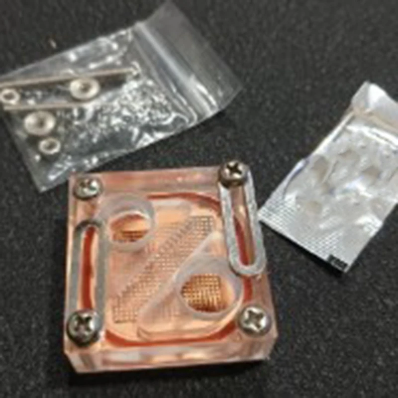 Chipset Waterblock Computer raffreddamento ad acqua acrilico trasparente generale Northbridge Block per Computer CPU Block