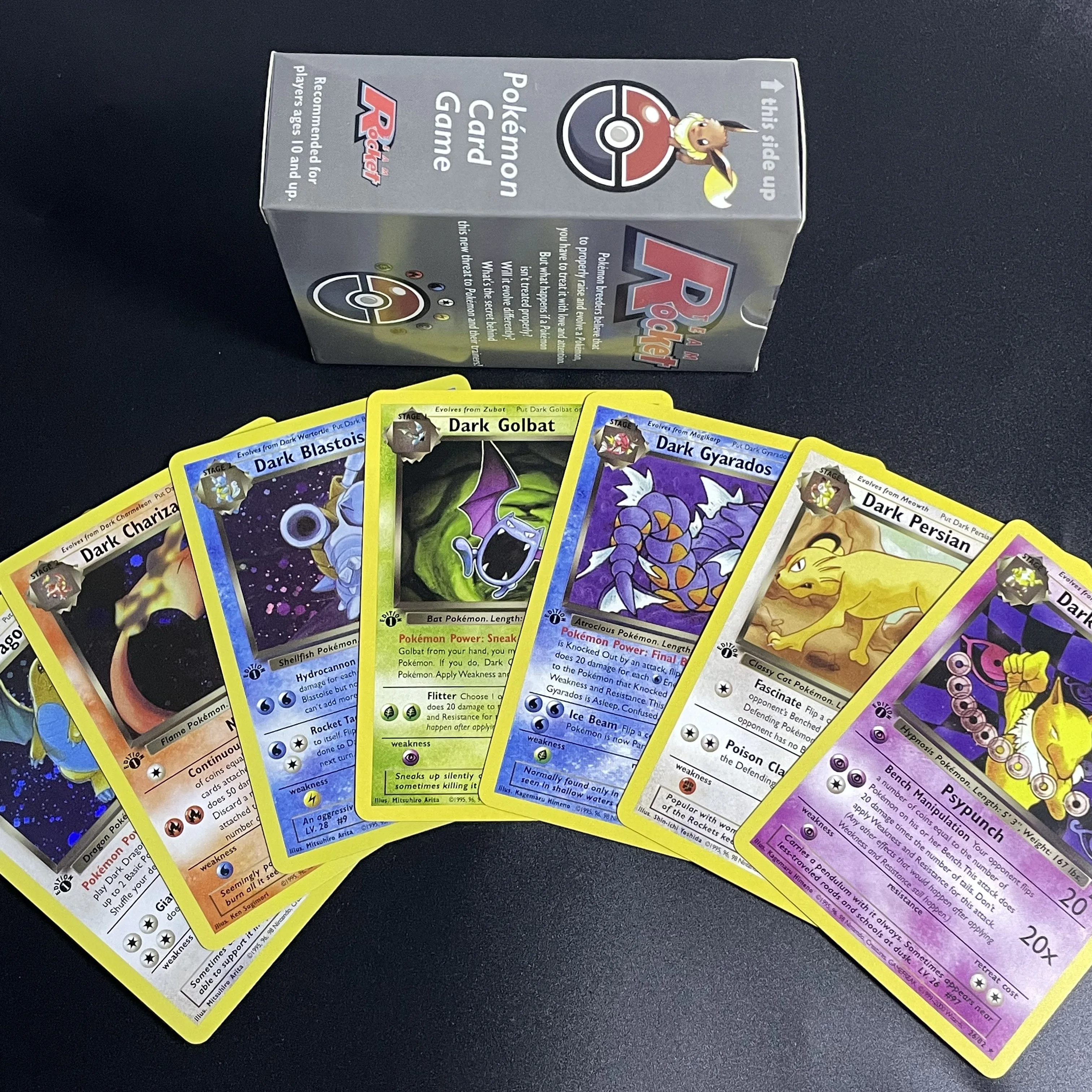 dark pokemon card set "1st Edition" Muk 41/82 Team Rocket 1st Edition, 2000 if tails PKM Card PTCG Vintage Complete