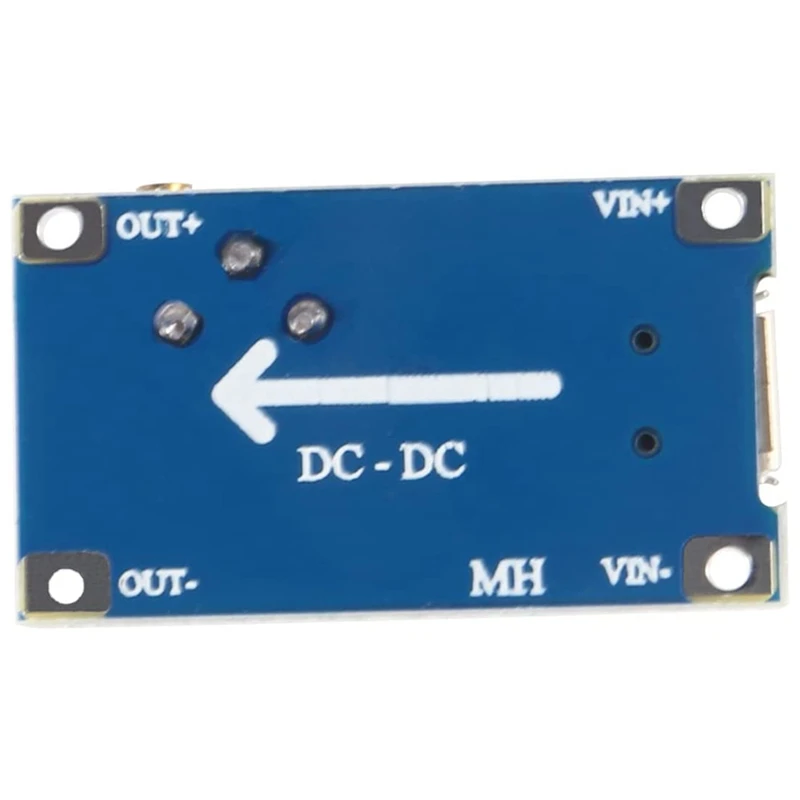 Modul Step Up Boost MT3608 DC-DC, Regulator tegangan catu daya konverter Step Up dengan micro-usb, 5 buah 2A