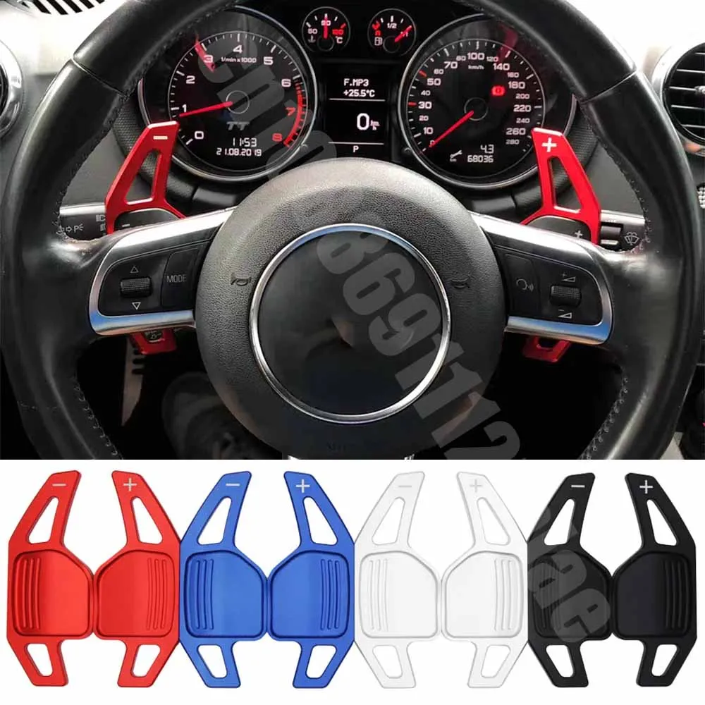 

For Audi TT TTS MK2 8J A5 S5 Coupe A4 B8 A3 8P S3 Q5 A8 R8 Sportback Quattro Sline Car Steering Wheel DSG Shift Paddle Extension