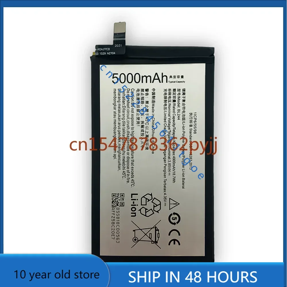 

Высококачественные аккумуляторы 100% BL244 5000 мАч для мобильного телефона Lenovo Vibe P1 P1A42 P1C58 P1C72