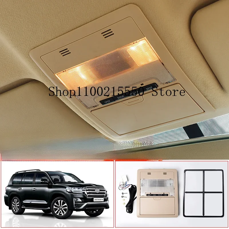 For 2008-2020 Toyota Land Cruiser 200 Car Interior Reading Light Modification LC200 Roof Light Glasses Case Accessories