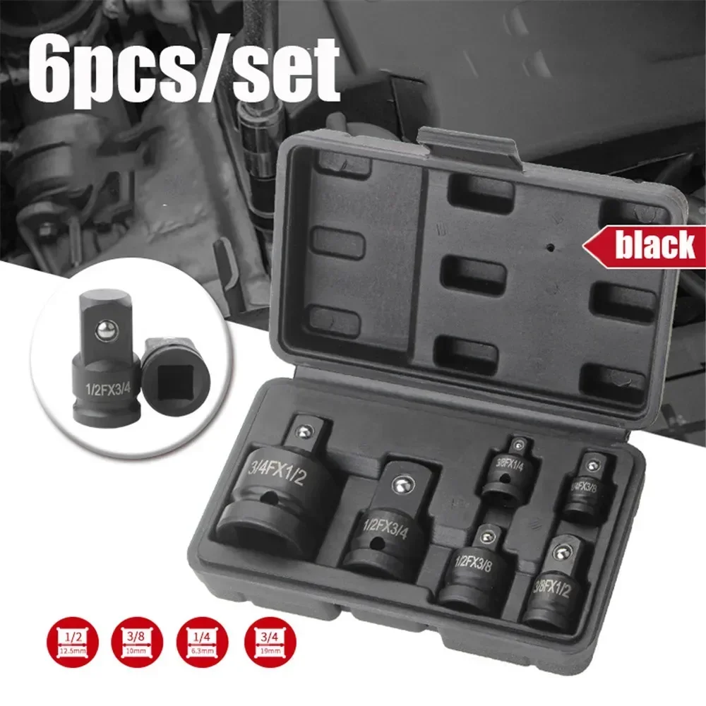 

1/2 to 3/8 3/8 to 1/4 3/4 to 1/2 Impact Convertor Adaptor Socket Adaptor Car Bicycle Garage Repair Tool Socket Reducer Set