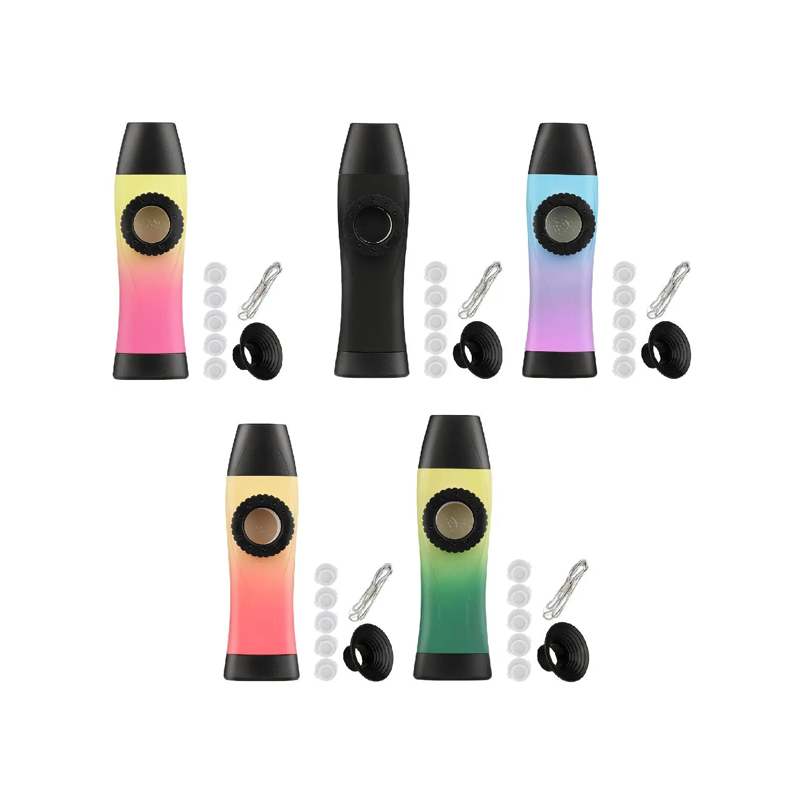 

Kazoo Flute with Rope Lightweight Accompaniment Professional Easy to Learn Convenient Mini Kazoo Adults Kids Music Lovers