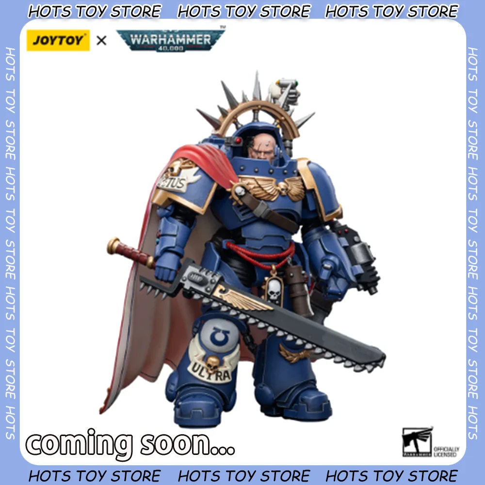

PRE-OREDER Joy Toy Warhammer 40K Anime Figures Ultramarines Captain in Gravis Armour Action Figure Decor Birthday Gift