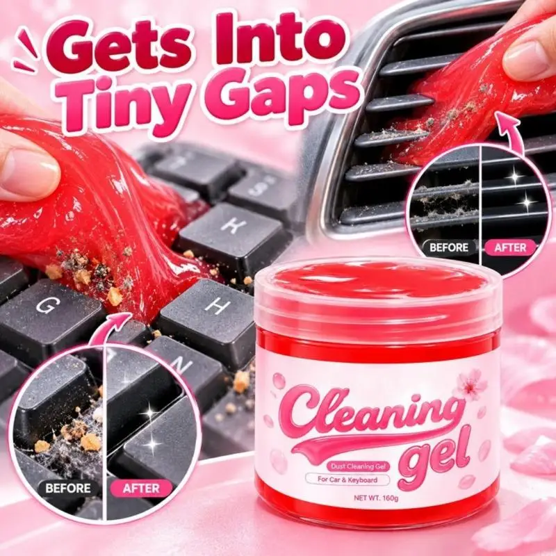 Moldable Cleaning Putty for Electronics, Reusable No-Water Care for Dust in Grooves, Monitor Bezels, and Computer F19E