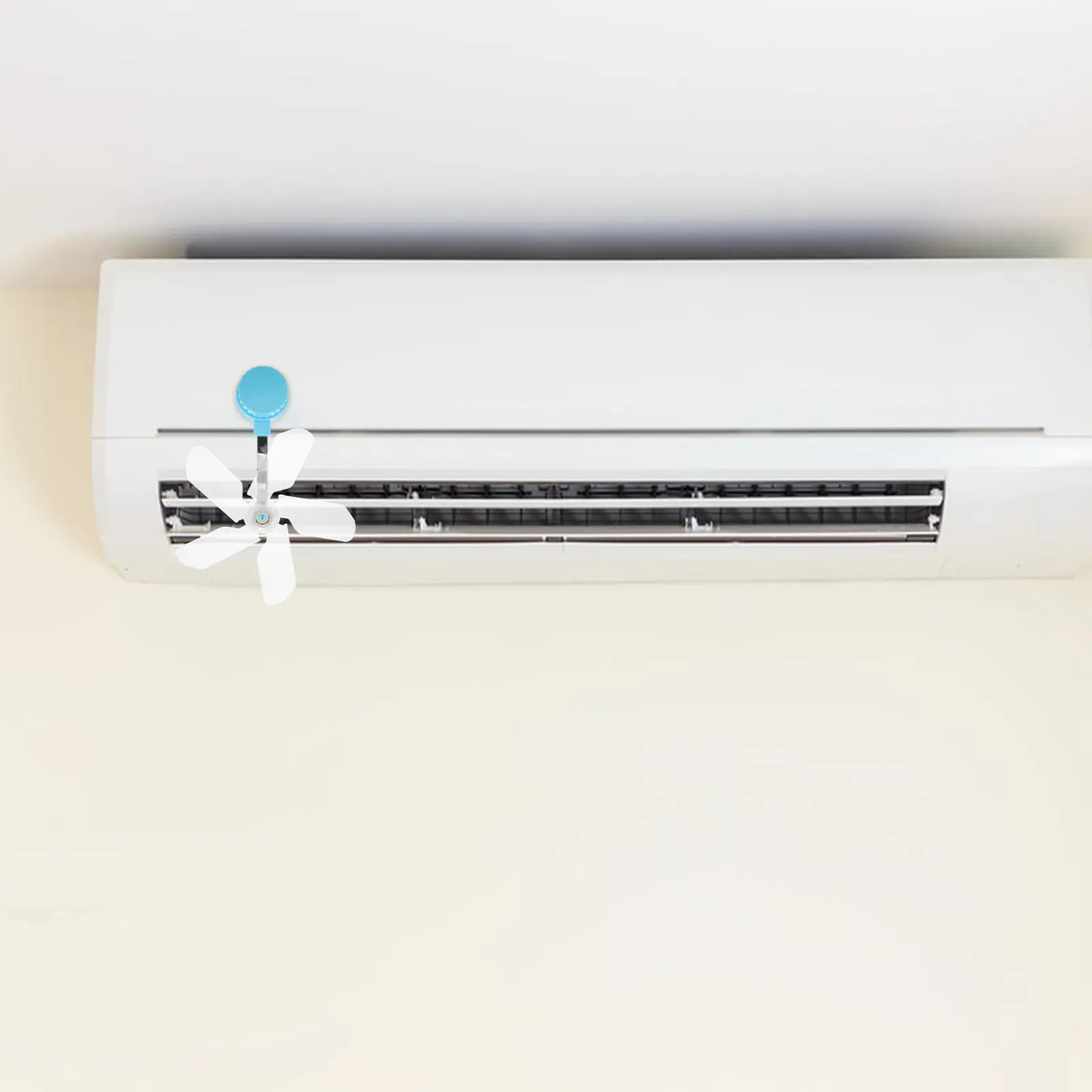 3Pcs Air Conditioner Deflector Adjustable Wind Direction Sky-Blue Suction Cup Design for Indoor Living Room Bedroom Air Vent