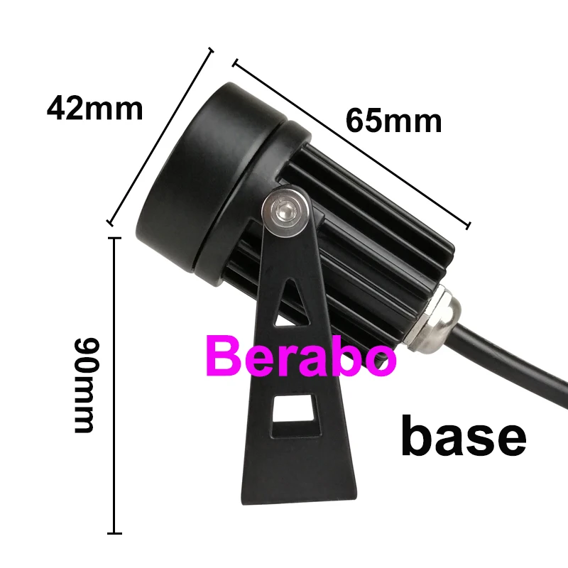 10 Stück Garten lampe im Freien 220V 110V LED Rasen leuchten 12V wasserdichte Spike Glühbirne 3W 5W 7W 10W Landschaft IP65 Weg Spot Beleuchtung – Detail 16