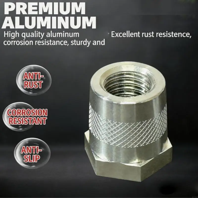 M76E Heavy Duty 12Mm Aluminum Battery Terminal Connector Pair for Cars & Motorcycles