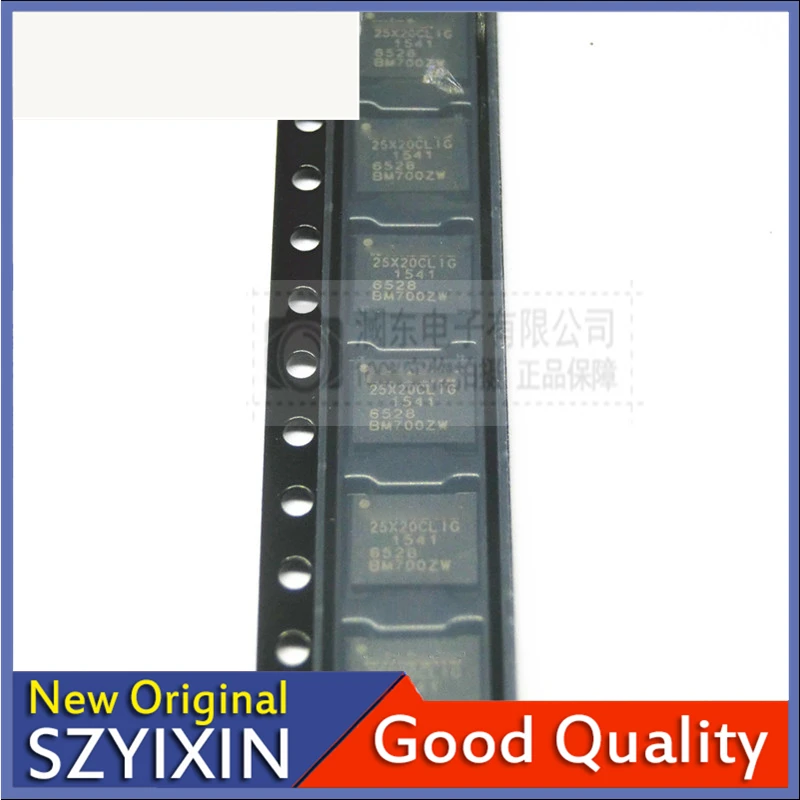 10Pcs/Lot New Original MEMORY 25X20CLIG WSON8 NOR FLASH MEMORY 2M-BIT 4KB Good Quality  In Stock