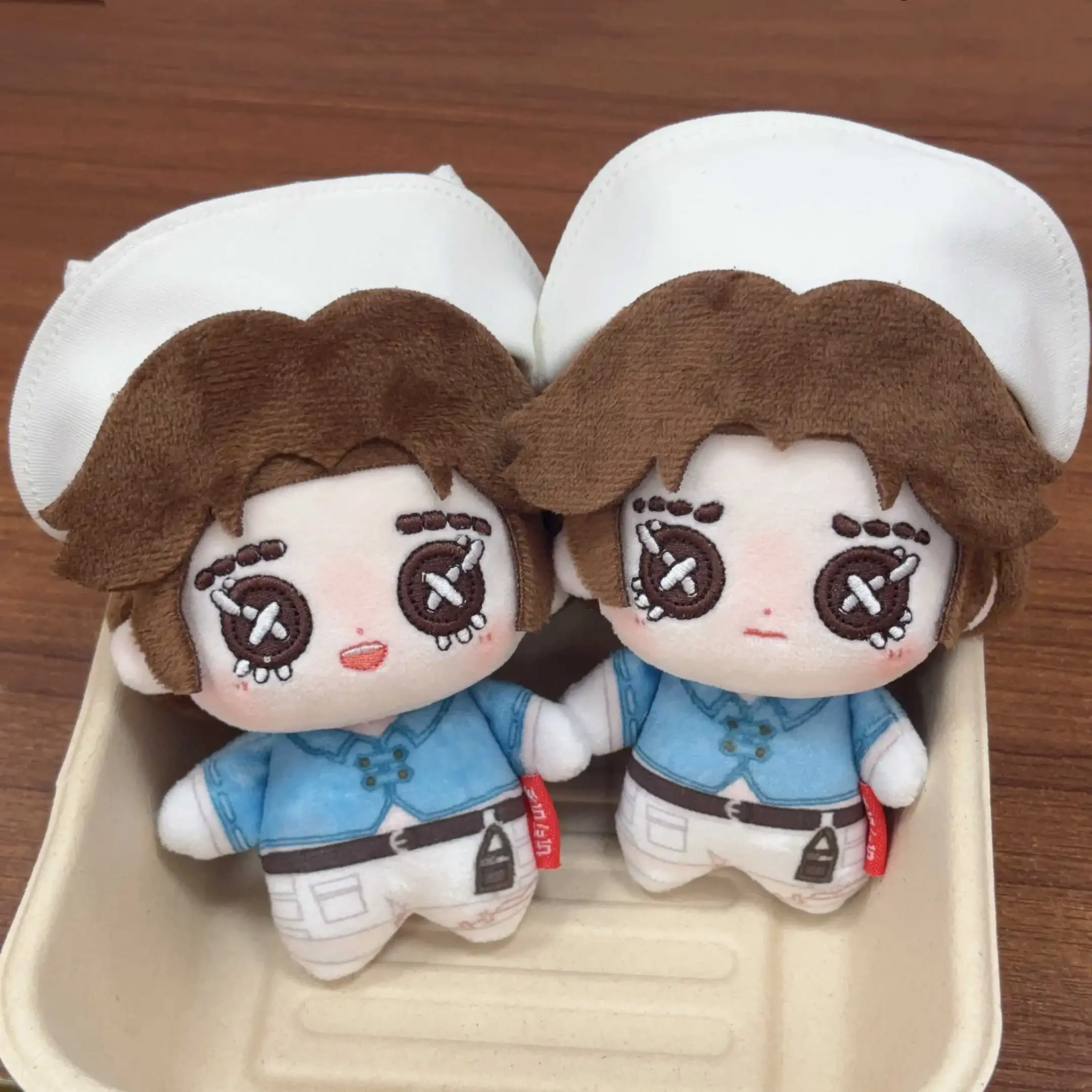 Juego Original Identity V Emily Dyer, muñeco de peluche de 10CM, Anime, chica Adorable, colgante de cuerpo de estrella de mar, llavero, juguetes de peluche, regalo de Navidad