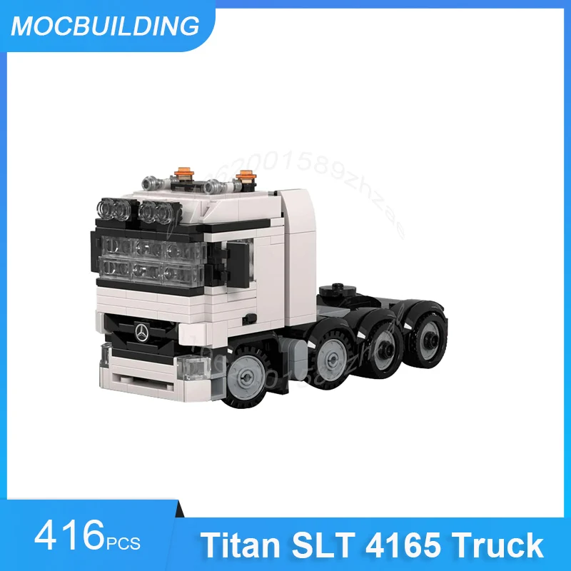 MOC Building Blocks Ballast Trailer & Titan SLT 4165 Truck DIY Assemble Bricks Transportation Creative Educational Toys Gifts