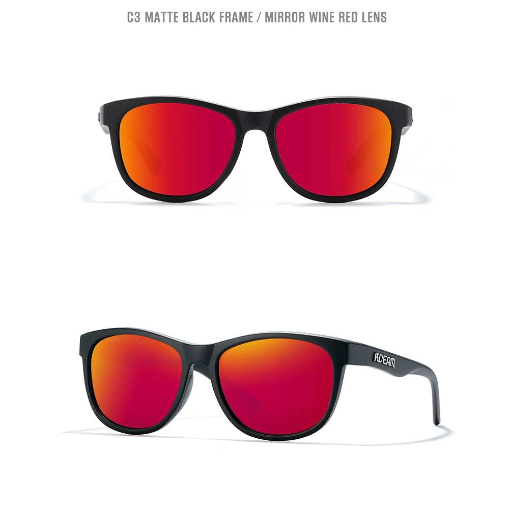 KDEAM Reduzieren Die Hellsten Licht POLARISIERTE Sonnenbrille Frauen Gesättigt Beschichtung Sonnenbrille Platz 58mm Medium Größe Shades Für Männer – Detail 14