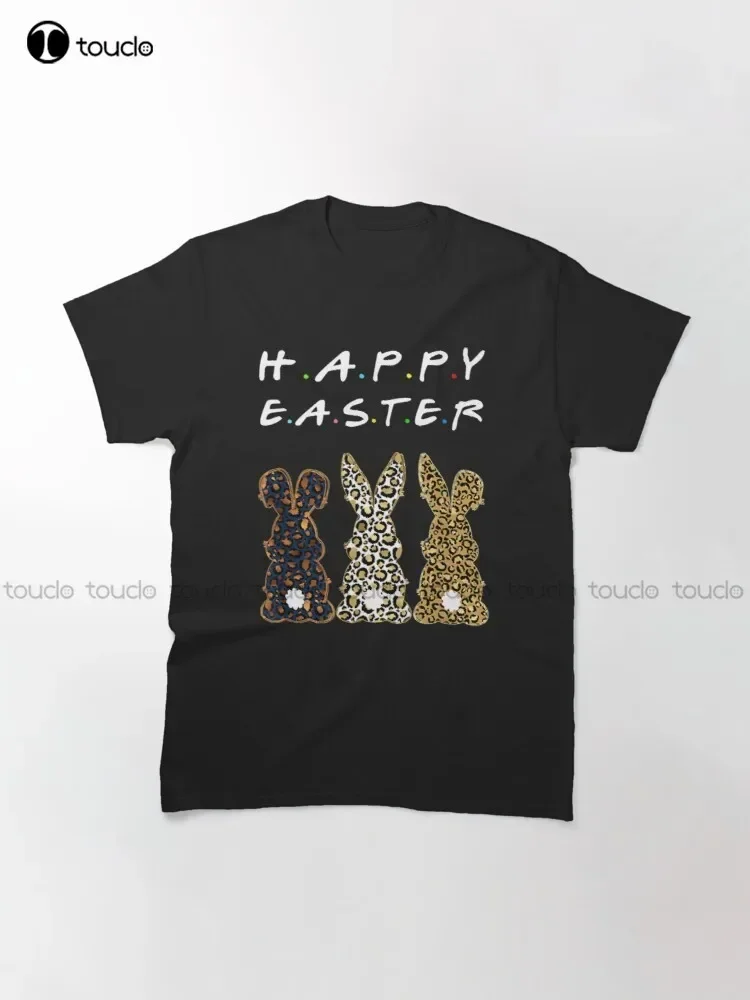 Womens Easter Day Cute Bunny Rabbit Leopard Pattern - Dj Bunny In Da House Rabbit Funny Easter - Did   Classic T-Shirt Xs-5Xl