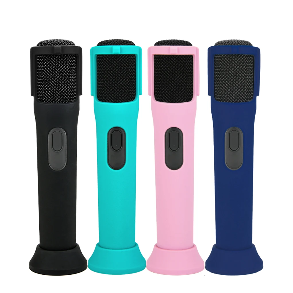 Silicone Case Anti-Rolling Protective Case Microphone Stand Microphone Case for JBL PartyBox Wireless Mic