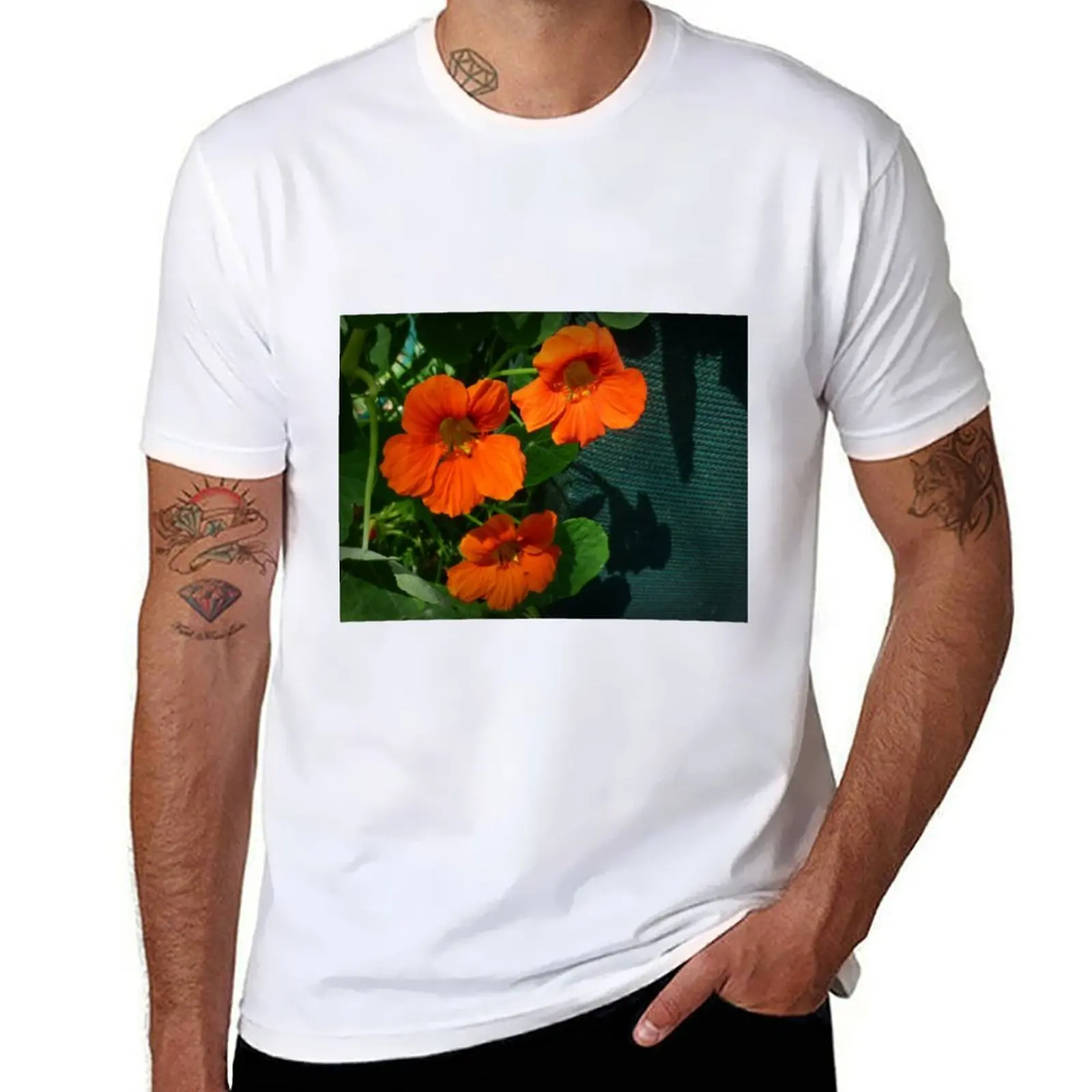 

Nasturtium looks good in Farm garden Spring 2018 T-Shirt anime t shirts for man t shirts for man graphic tees T-Shirt