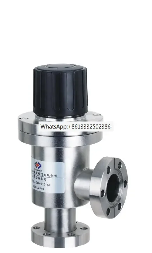 Ultra high vacuum manual CF baffle valve GD-J16 (b)/CF GD-J25 (b)/CF