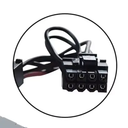 For Home Office 460W PSU Replacement Unit Silver 4 4 8 8 6 Pins 100-240V Input Tool-free Installation For Dell 3020