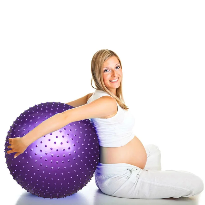 45CM Point Massage Ball Yoga Ball with Pump Hedgehog Fitness Balls Fitball Pilates Balance Training Sport GYM